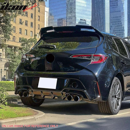 2019-2022 Toyota Corolla 5DR TS Style Rear Lip Diffuser Aprons ABS
