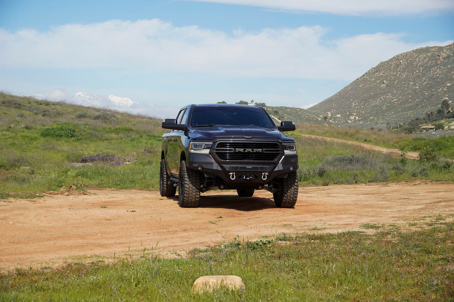 Spec Series Front Bumper for the 2019-2023 Ram 1500, offroading