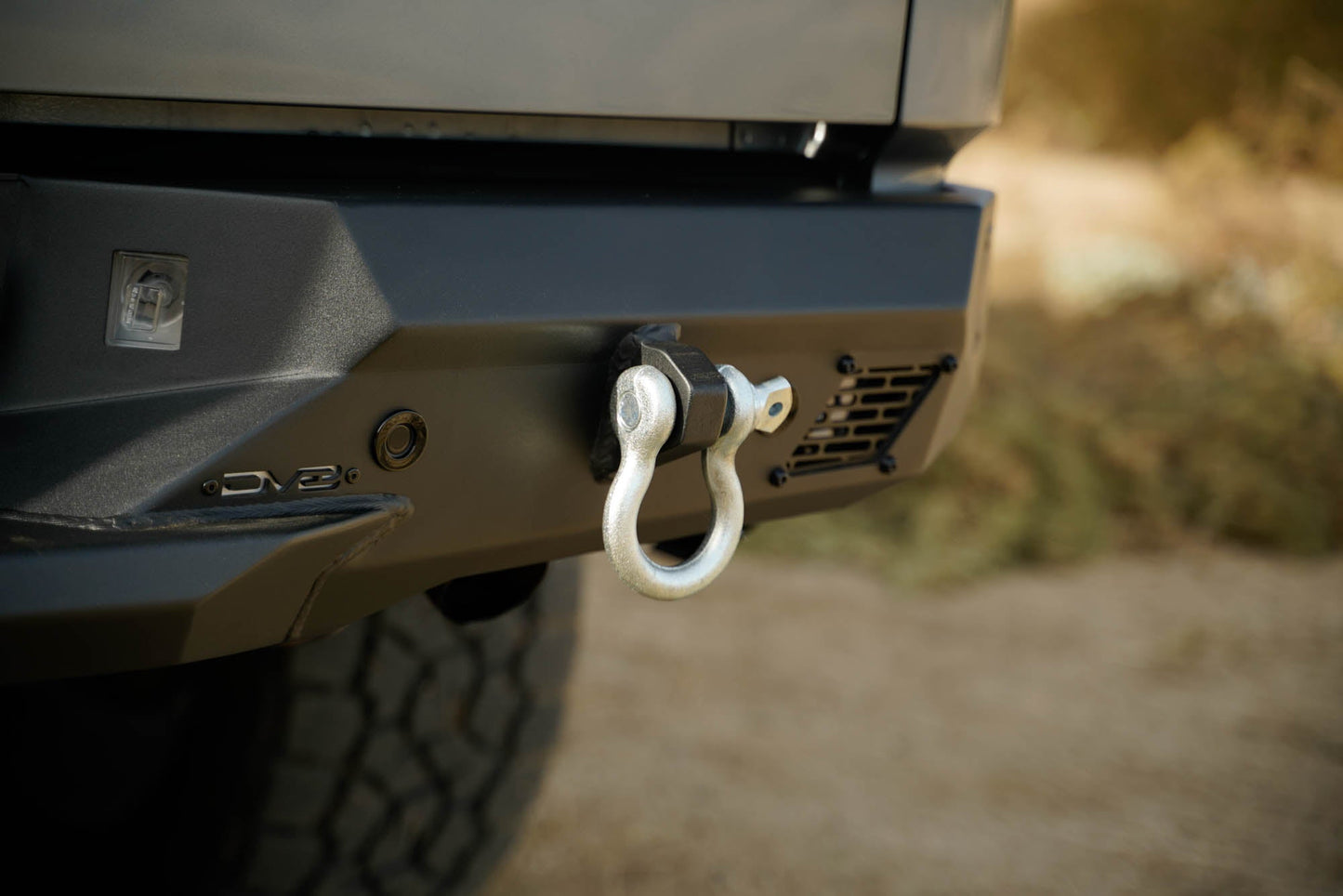 D-ring mounting on the Spec Series Rear Bumper for the 2019-2024 Chevy/GMC 1500