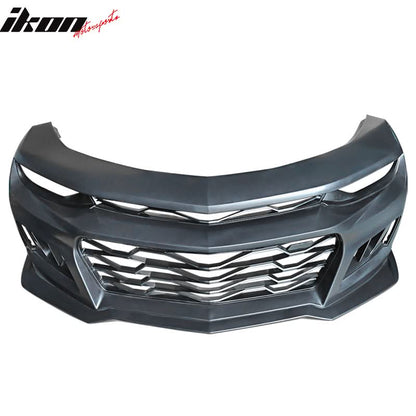 2019-2024 Chevy Camaro ZL1 Style Unpainted Front Bumper Guard Cover PP