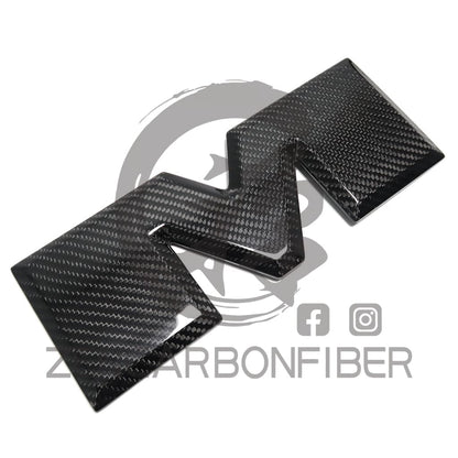 2019+ Dodge RAM 1500/TRX Carbon Fiber Rear Tailgate Emblem Cover