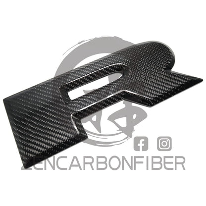 2019+ Dodge RAM 1500/TRX Carbon Fiber Rear Tailgate Emblem Cover