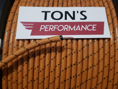 7mm Copper Core Cloth Braided Spark Plug Wire [Sold By The Foot]