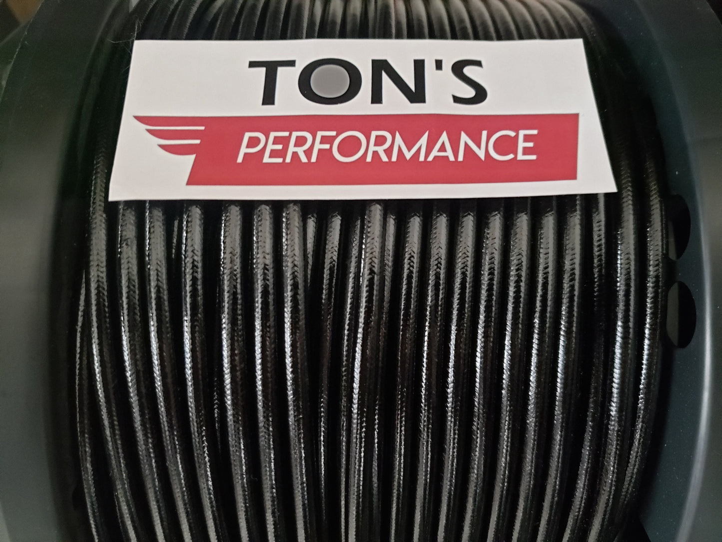 8mm Suppression Core Cloth Braided Spark Plug Wire [Sold By The Foot]