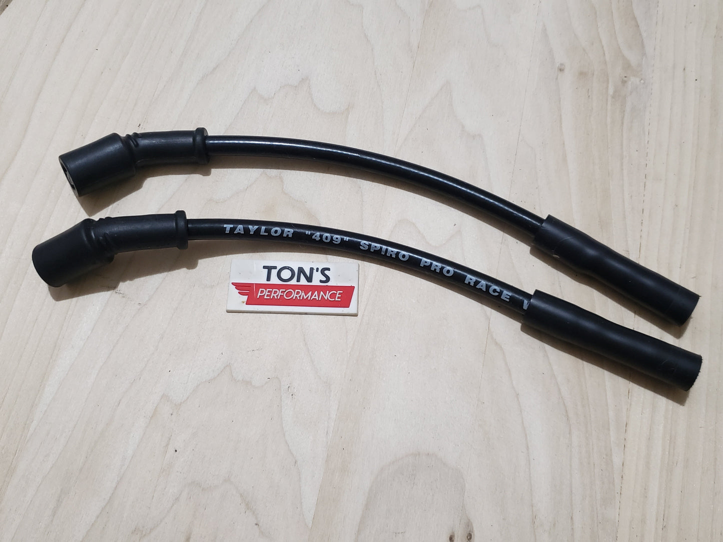 Silicone Plug Wires Harley Sportster 2007+ / PAIR OF SHORT WIRES FOR RELOCATED COIL