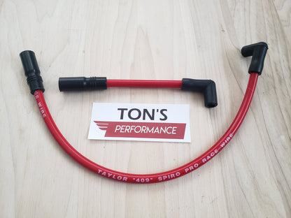 Taylor Replacement 10.4mm Plug Wires Harley Big Twin 1999 - 2017 Dyna / Softail , Red / Blue / Black