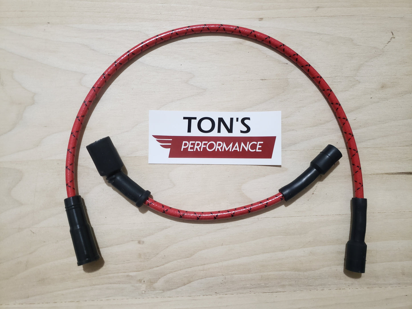 Cloth Braided Replacement 8mm Plug Wires Harley Sportster 2007+ 48 72 883 1200