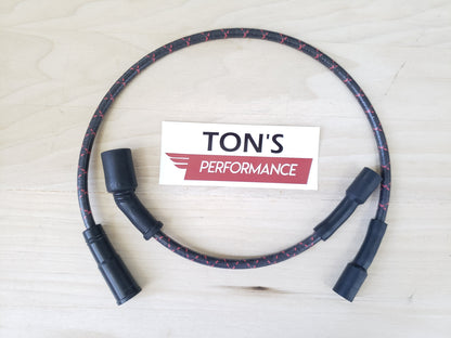 Cloth Braided Replacement 8mm Plug Wires Harley Sportster 2007+ 48 72 883 1200