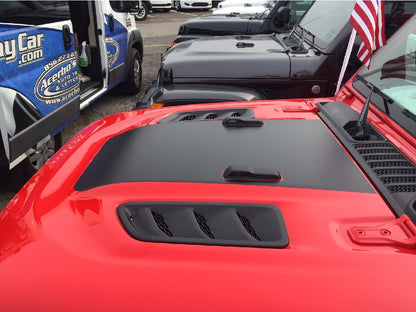 Vented Hood Decal Cover for 2018-2026 Jeep Wrangler
