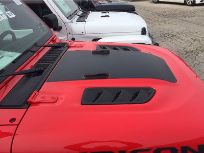 Vented Hood Decal Cover for 2018-2026 Jeep Wrangler
