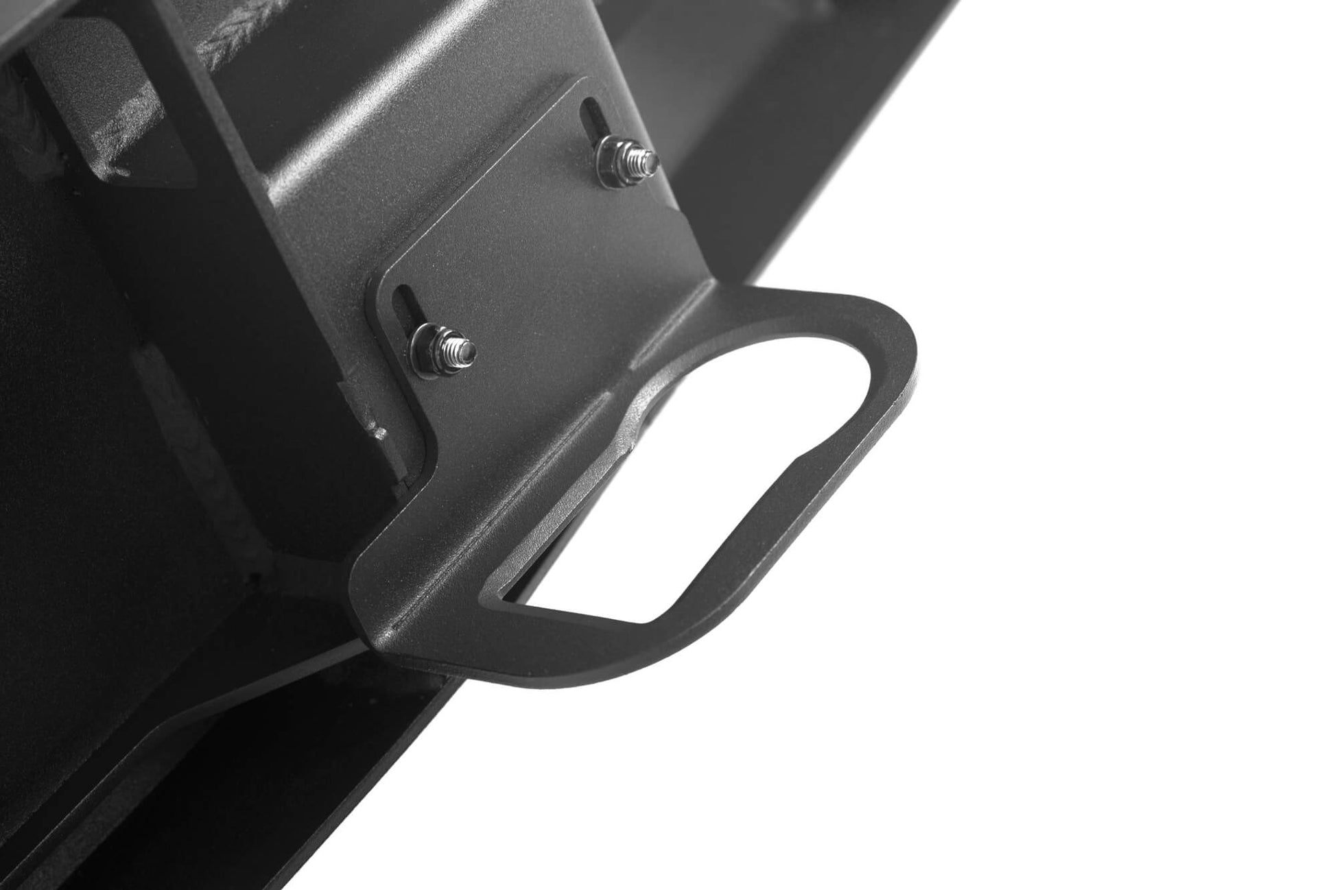 Trailer Plug mounting point on the MTO Series Rear Bumper for the 2020-2023 Jeep Gladiator JT