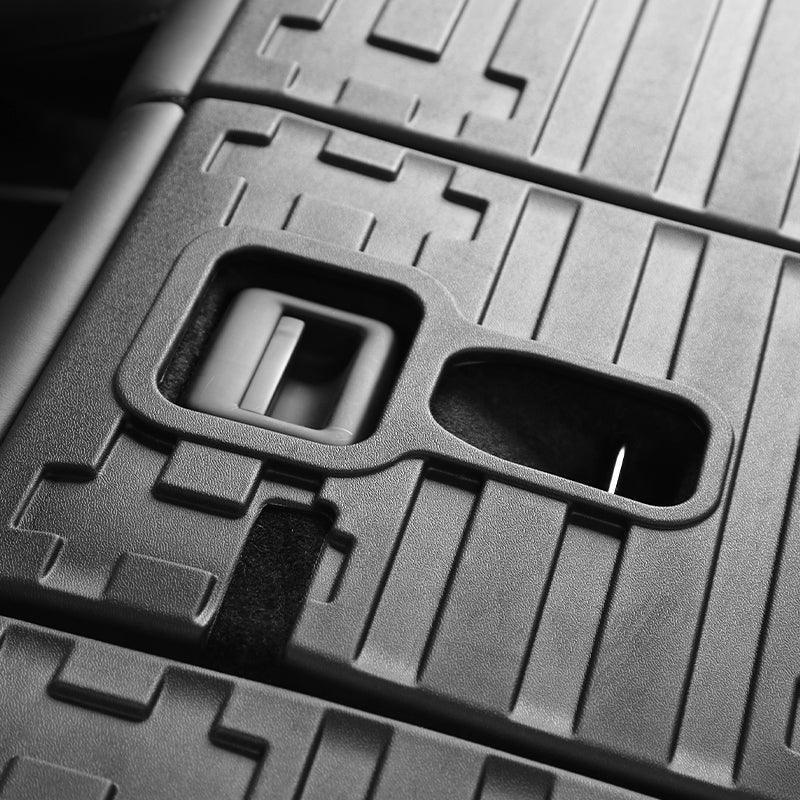 2020-2026 Tesla Model Y Rear Trunk & Second Row Seats Back Cover Mats Set (5 Seater)