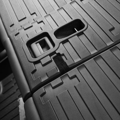 2020-2026 Tesla Model Y Rear Trunk & Second Row Seats Back Cover Mats Set (5 Seater)