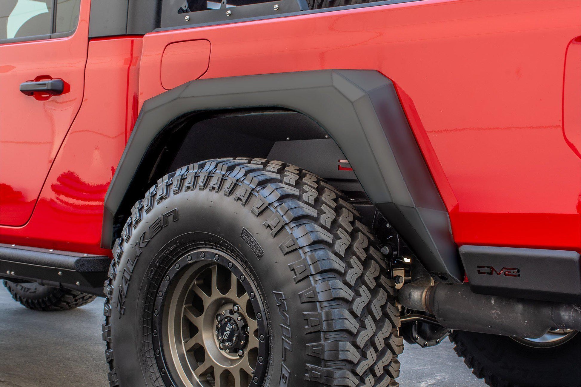 2020-21 Jeep Gladiator JT Armor Fender Flares | Front & Rear-DV8 Offroad