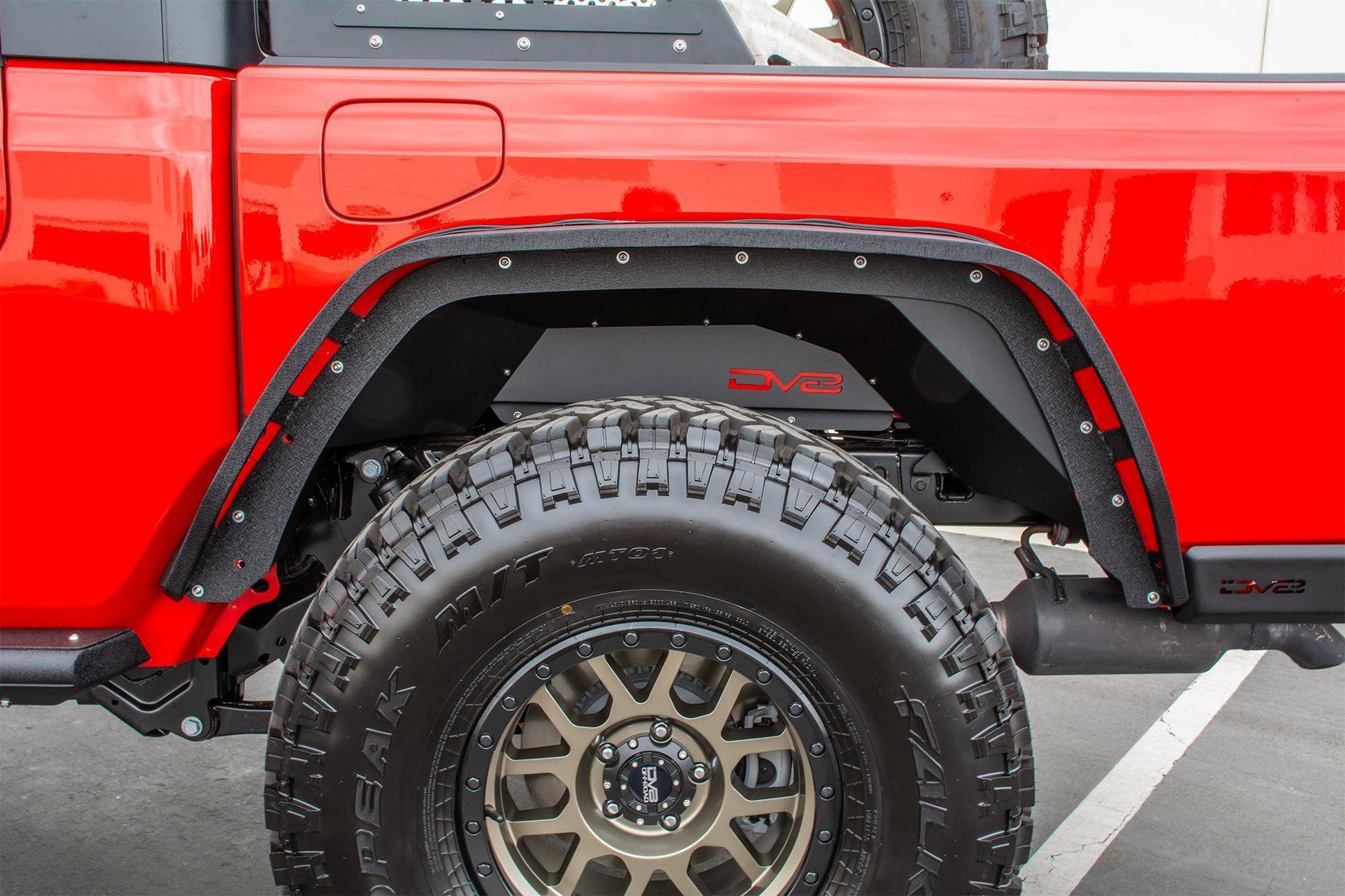 2020-21 Jeep Gladiator JT Slim Fender Flares | Front & Rear-DV8 Offroad