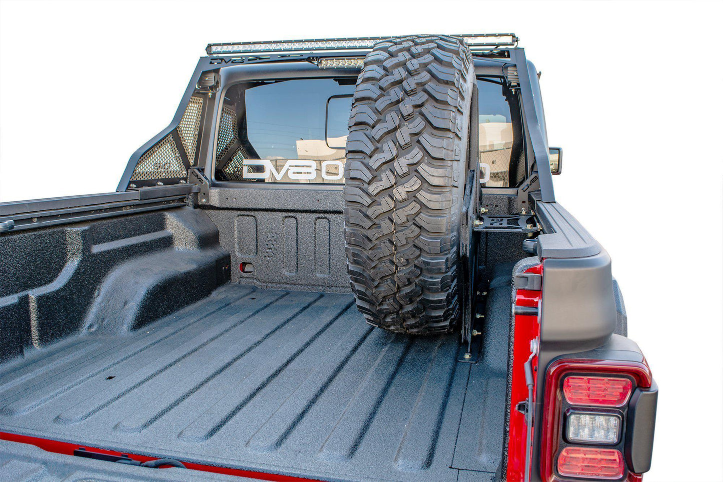 2020-21 Jeep Gladiator JT Stand Up Spare Tire Mount-DV8 Offroad