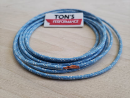 12 Gauge Cloth Braided Primary Wire [Sold By The Foot]