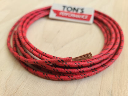 16 Gauge Cloth Braided Primary Wire [Sold By The Foot]