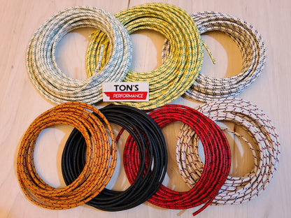 18 Gauge Cloth Braided Primary Wire [Sold By The Foot]
