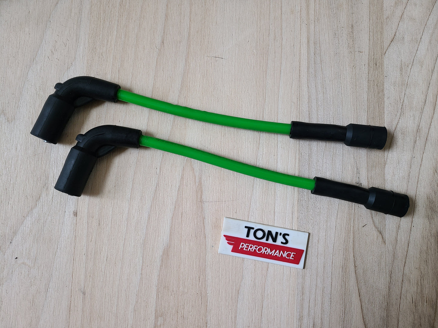 Silicone Plug Wires Harley Sportster 2007+ / PAIR OF SHORT WIRES FOR RELOCATED COIL