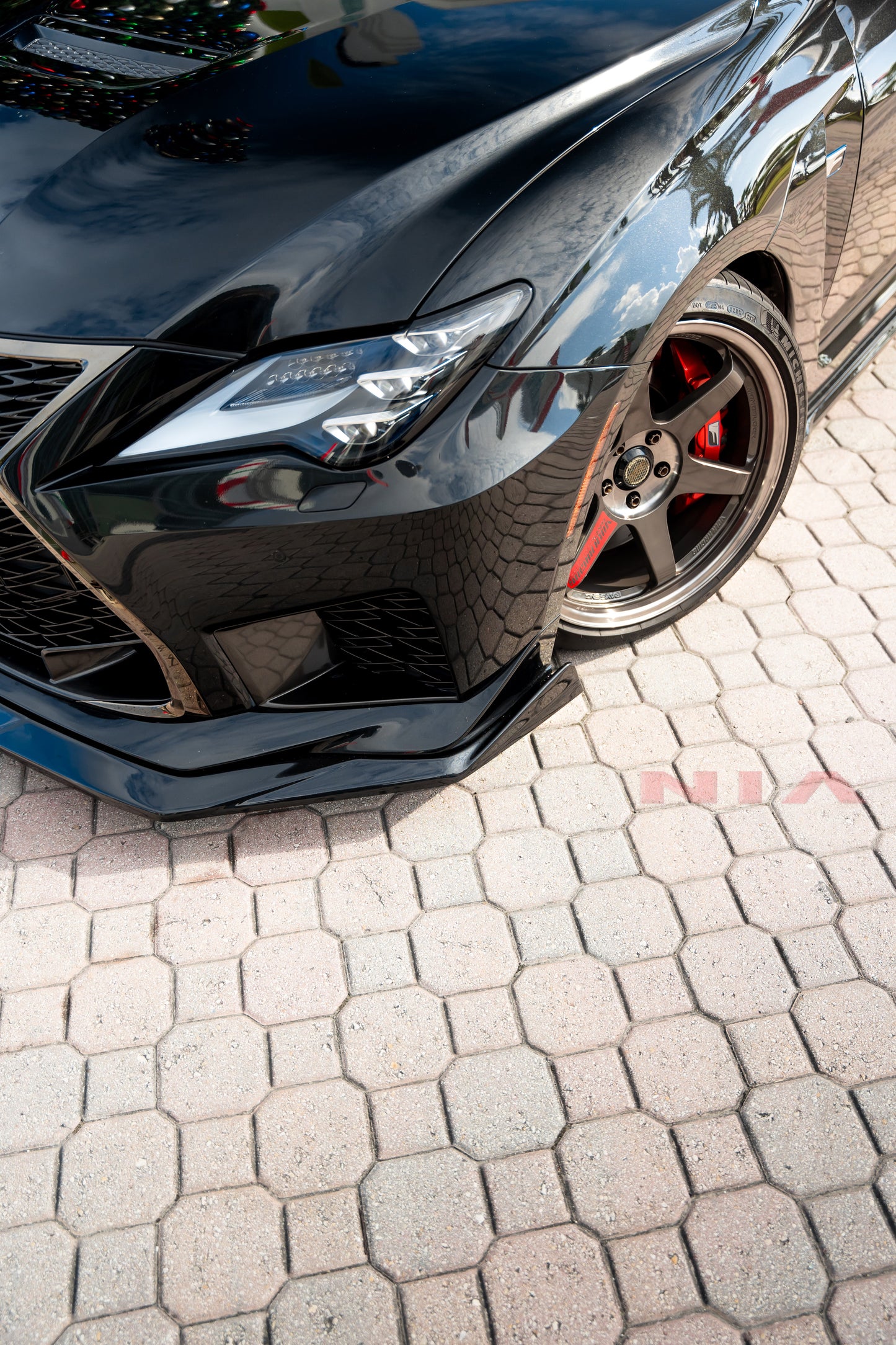 NIA Lexus RC-F NIA Full Splitter Body Lip Kit (5pcs-Front, Sides, Rear) 2020-2024 RCF20-FK