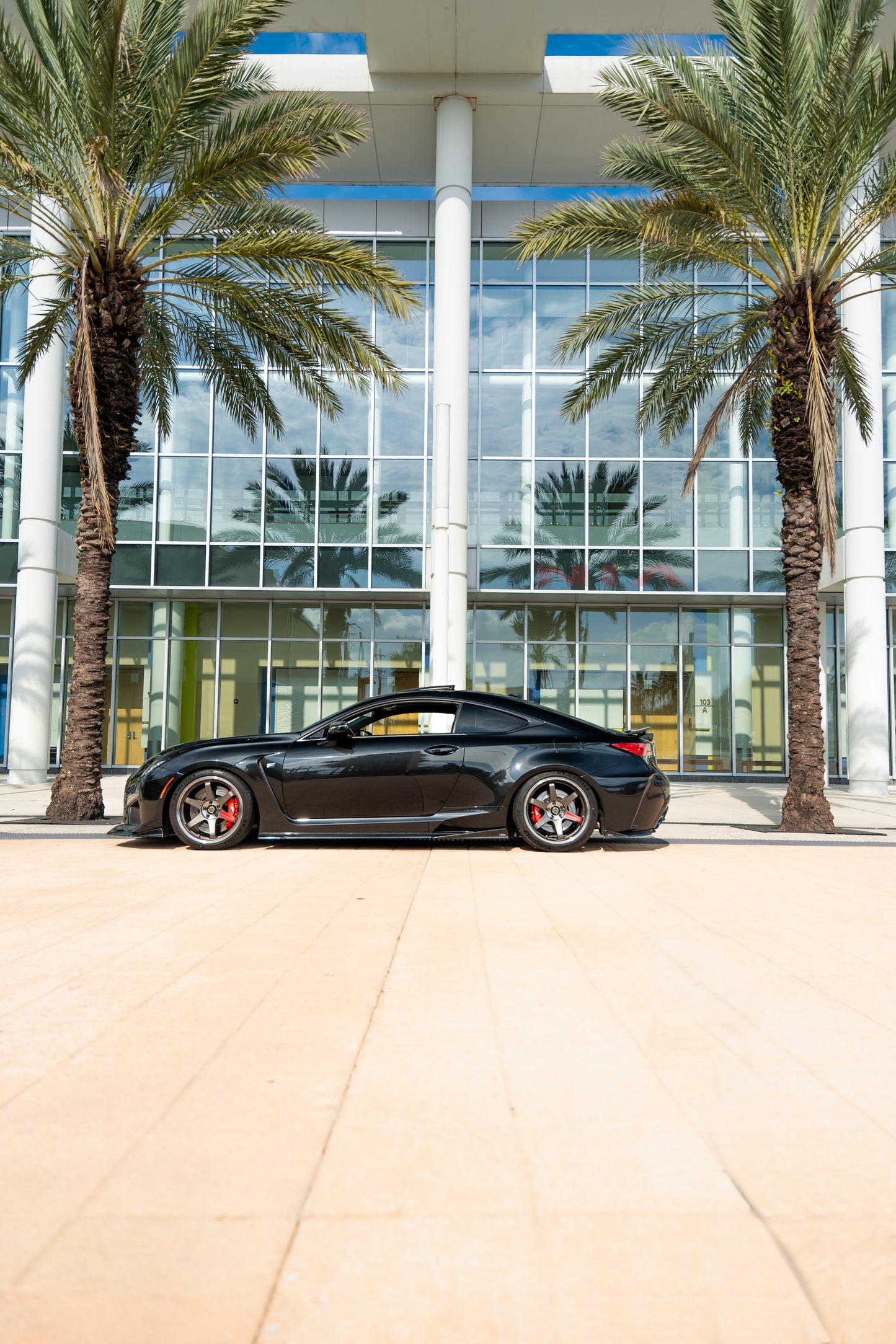 NIA Lexus RC-F NIA Side Skirt Splitter lip body kit (2020-2024) RCF20-SD