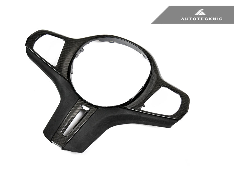 AutoTecknic Carbon Alcantara Steering Wheel Trim - BMW G30 5-Series | G32 6-Series GT