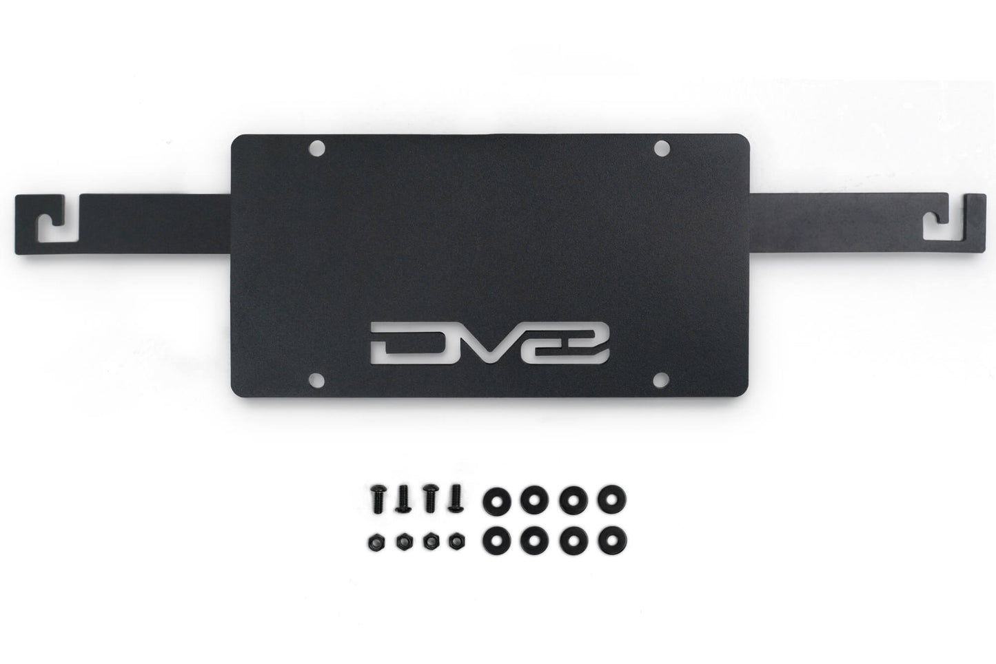 DV8 Offroad 2021-2024 Ford Bronco | Capable Bumper Front License Plate Mount LPBR-04