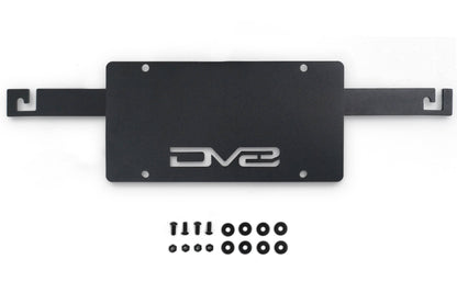 DV8 Offroad 2021-2024 Ford Bronco | Capable Bumper Front License Plate Mount LPBR-04