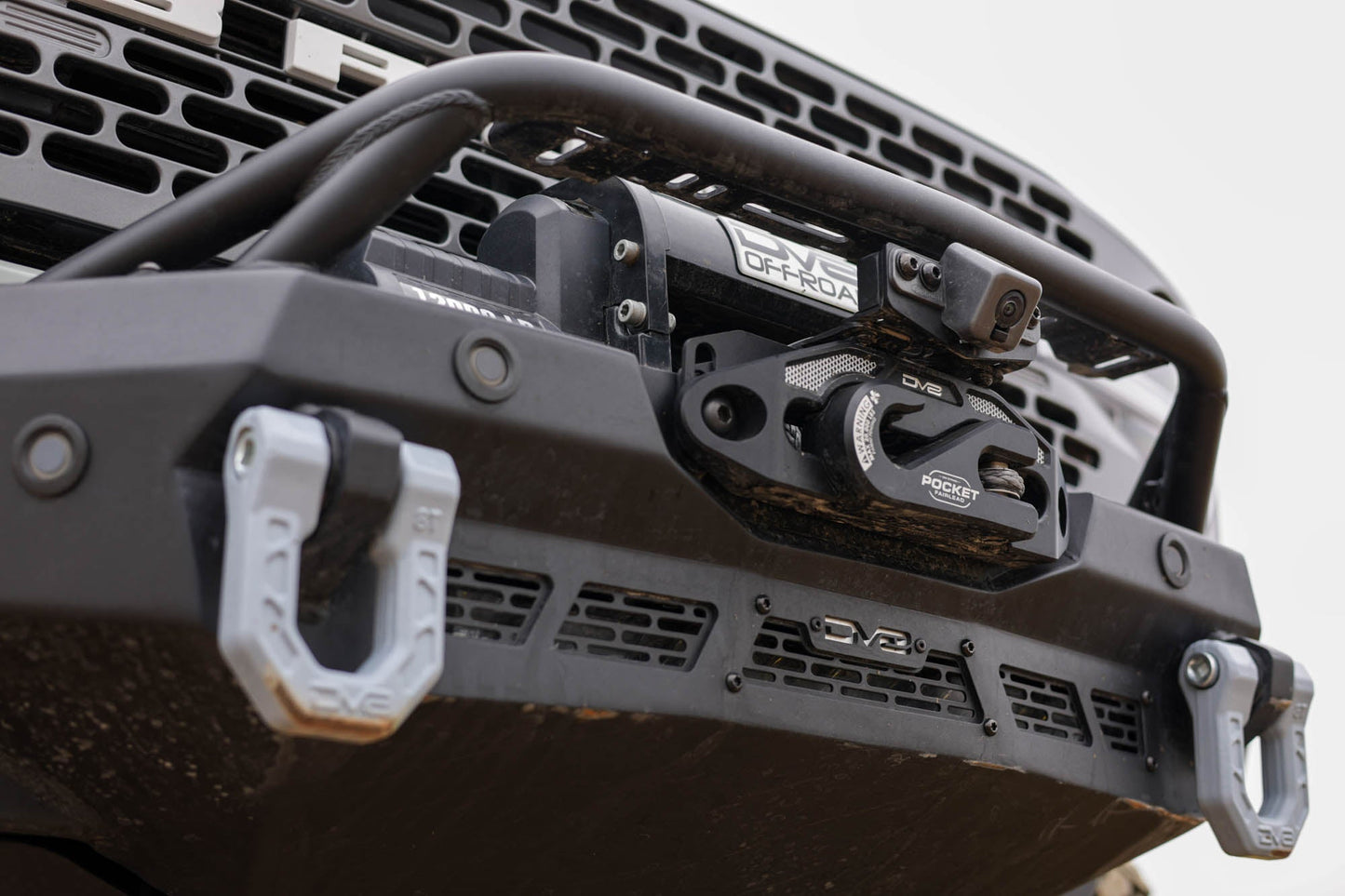 Winch and fairlead on the Spec Series Front Bumper for the 5th Gen Ford Bronco