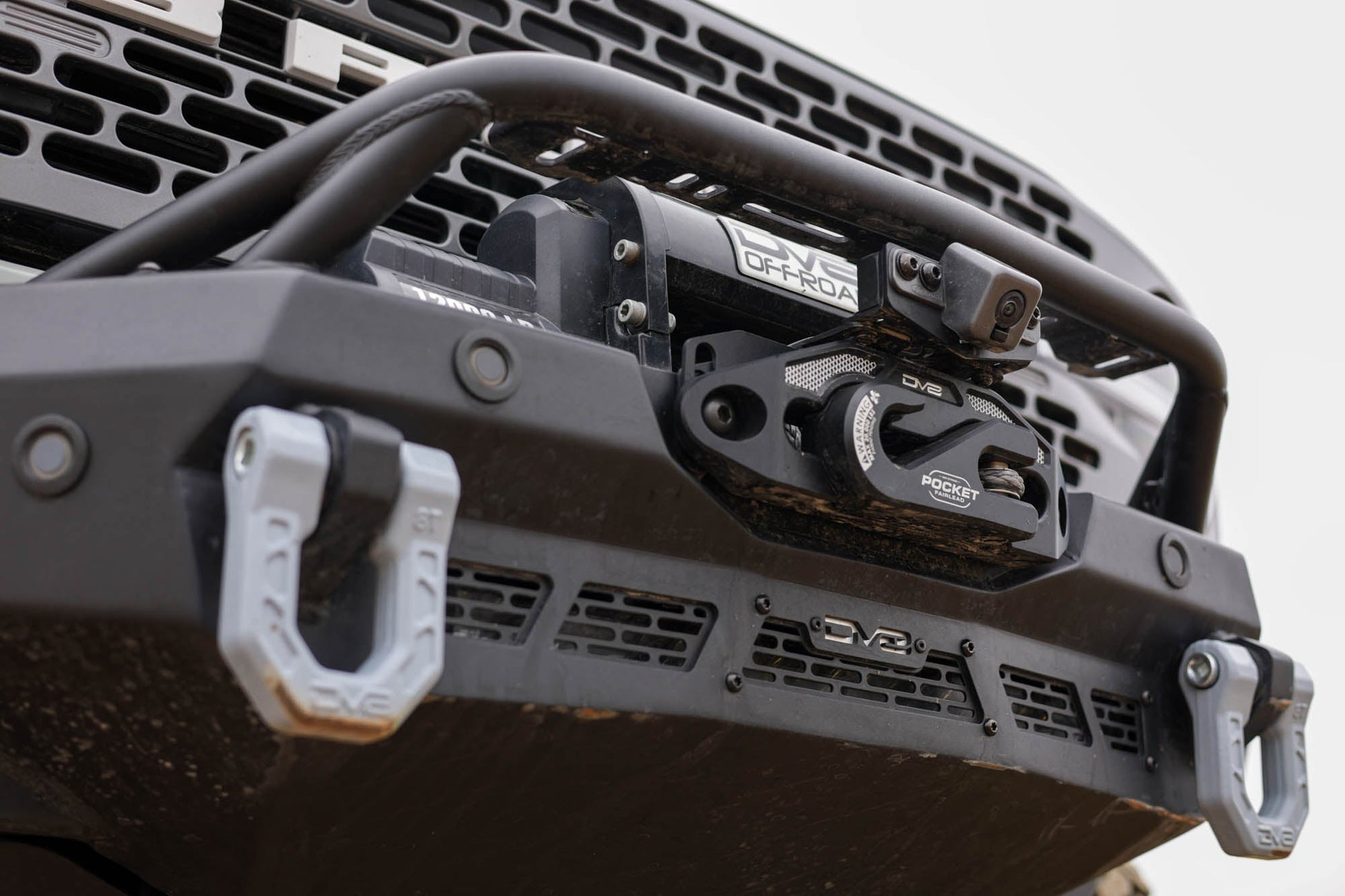 Winch and fairlead on the Spec Series Front Bumper for the 5th Gen Ford Bronco