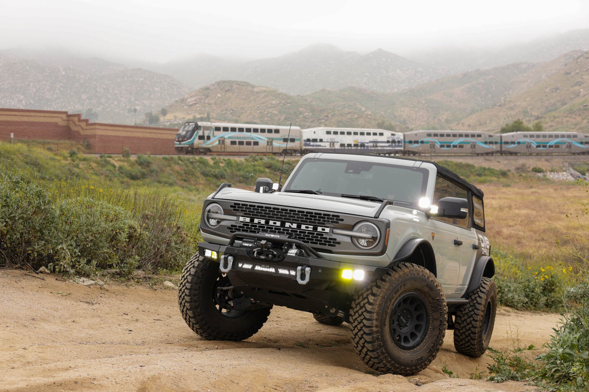 Auxiliary Lights on the Spec Series Front Bumper for the 5th Gen Ford Bronco