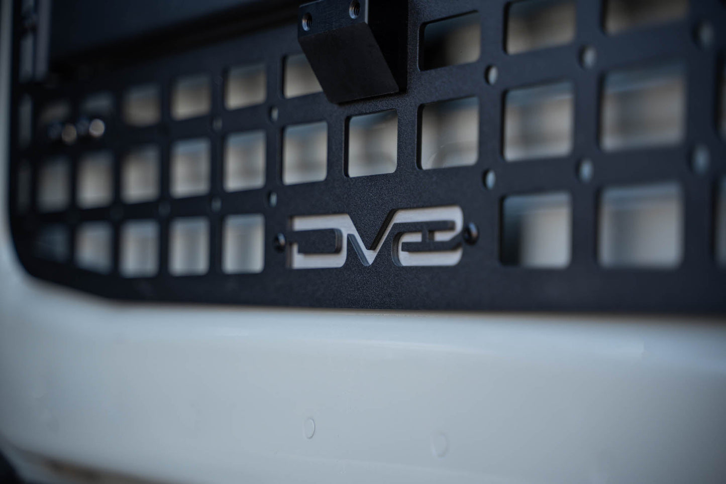 DV8 Logo Cutout on Tailgate Molle Panel for the 2021-2023 Ford Bronco