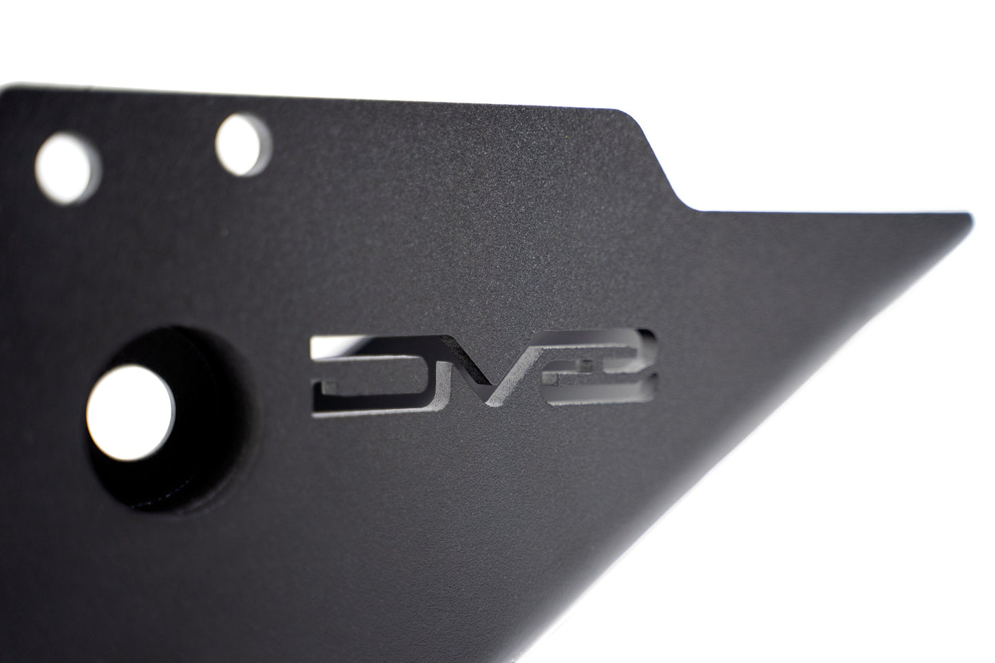 DV8 Logo Cutout on the 2021-2023 Ford Bronco Trailing Arm Skid Plates