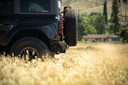 Side profile of the Spec Series Rear Bumper for the 2021-2024 Ford Bronco