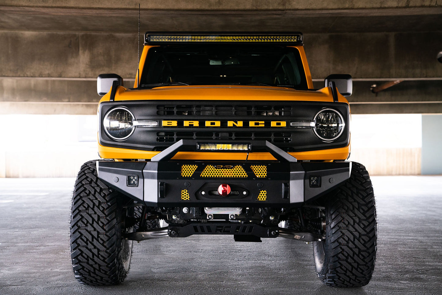 DV8 Offroad 2021-2024 Ford Bronco | 52-Inch Elite LED Light Bar Mount LBBR-01