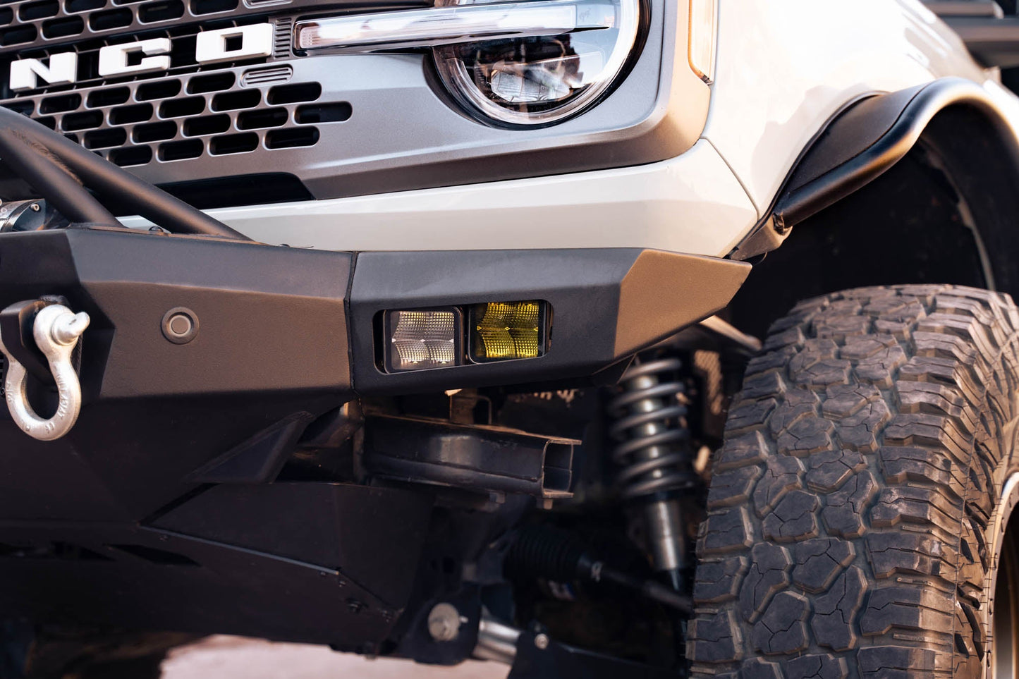 DV8 Offroad 2021-2024 Ford Bronco | Spec Series Front Bumper FBBR-05