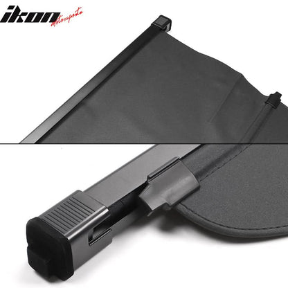 2021-2025 Nissan Rogue 4DR Black Rear Cargo Cover PVC Aluminum Rod