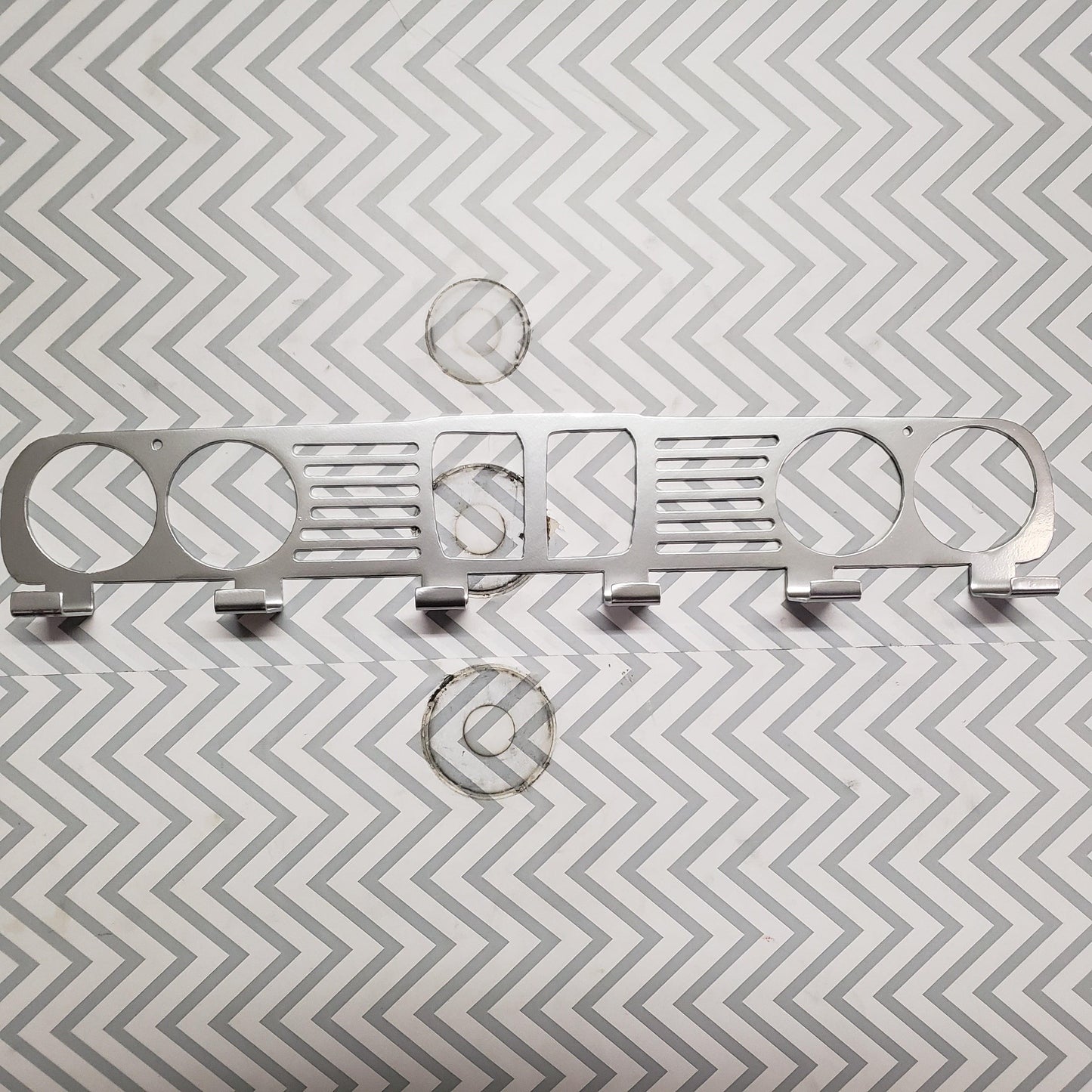 BMW E30 Grill coat Rack – Steel Wall Mounted Coat and Hat Hanger – 20" Classic Euro Car Organizer