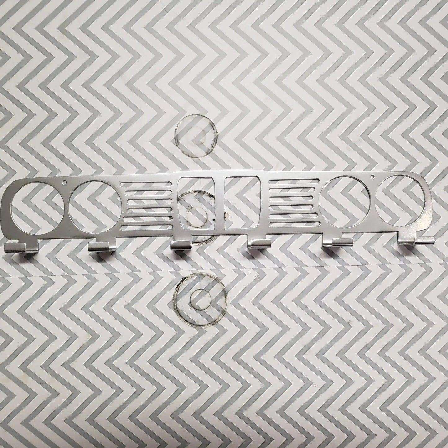 BMW E30 Grill coat Rack – Steel Wall Mounted Coat and Hat Hanger – 20" Classic Euro Car Organizer
