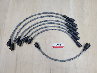 Vintage Style Chevy 216 / 235 Cloth Covered Spark Plug Wire Set