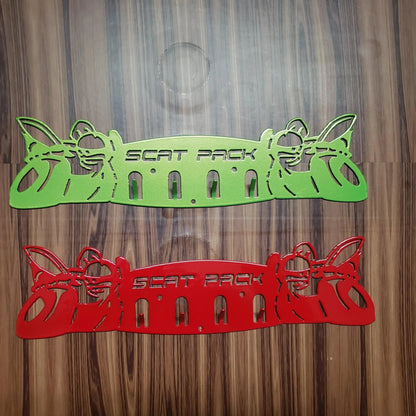 Dodge SRT Scat Pack Keychain Rack – Steel Wall Mounted Muscle Car Organizer