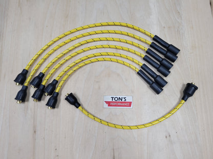 Vintage Style Chevy 216 / 235 Cloth Covered Spark Plug Wire Set