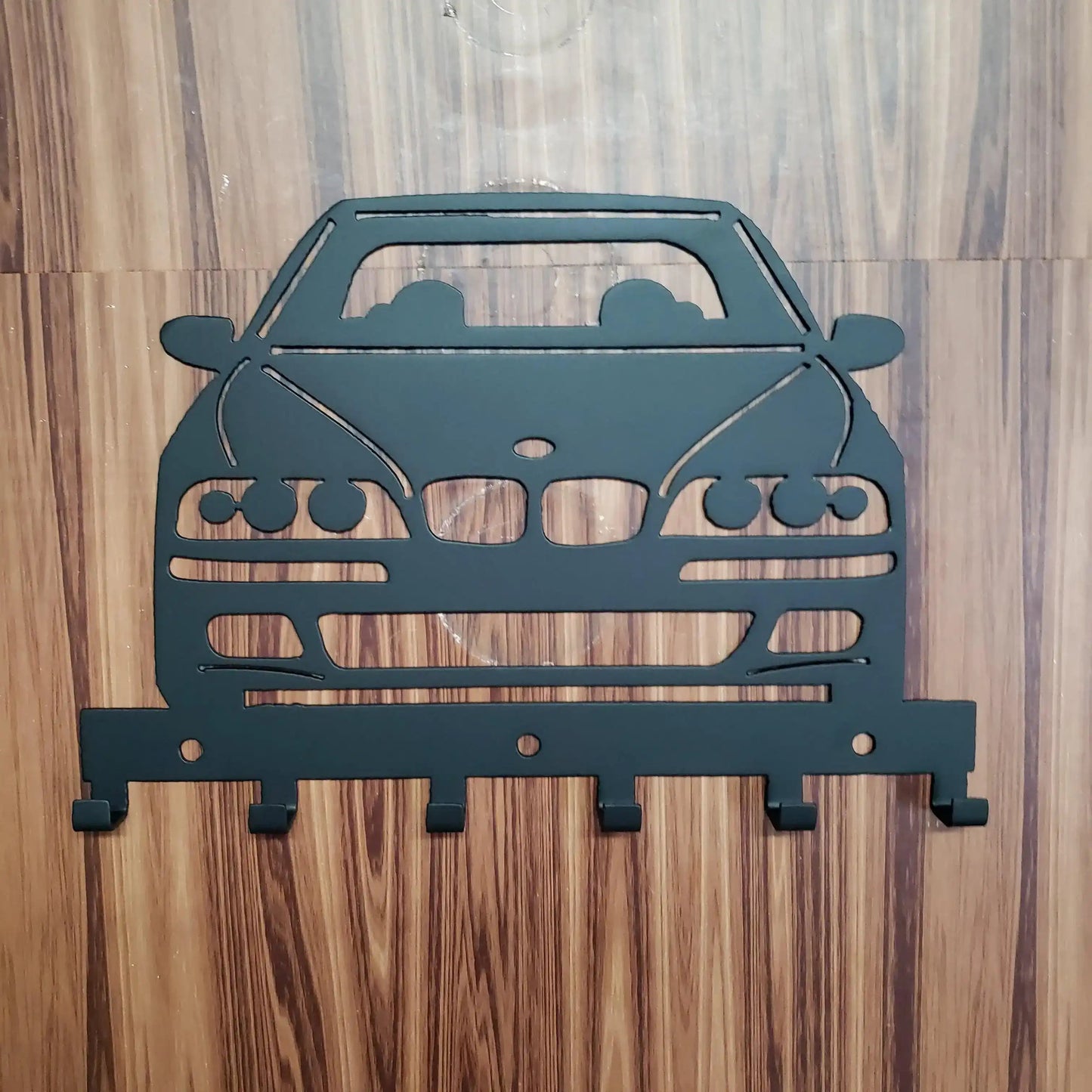 BMW E39 Key Hanger – 9x12 Inch Steel Wall Mounted Key Rack for Garage, Entryway, Man Cave, or BMW Gift