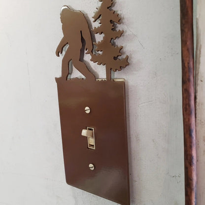 sasquatch light switch cover