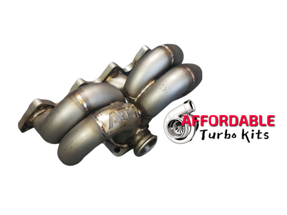 B Series Ram Horn Turbo Manifold T3 44mm V band b16 b17 b18 b20 b18c b20b