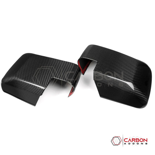 2021+ Bronco Real Carbon Fiber Mirror Cap Cover without Turn Signal