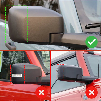 2021+ Bronco Real Carbon Fiber Mirror Cap Cover without Turn Signal