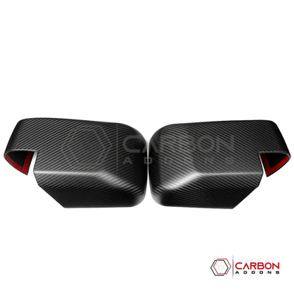 2021+ Bronco Real Carbon Fiber Mirror Cap Cover without Turn Signal
