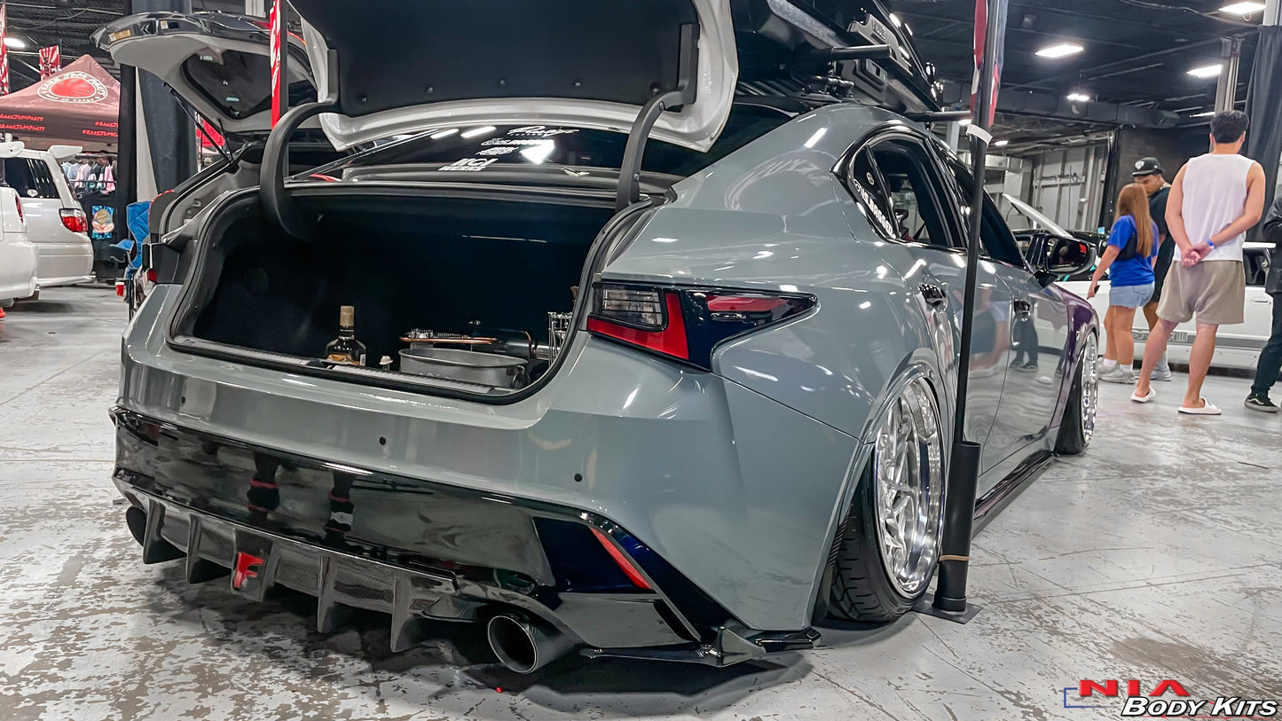 Lexus IS Base Model NIA Diffuser Bumper Extension With Brake Light 2021+